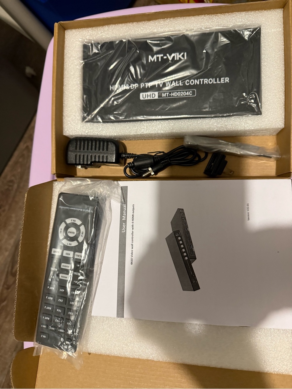 Black UHD HDMI Wall Controller (Black)